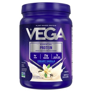 Vega Original Vanilla Plant-Based and Vegan Organic Plant Based Protein Powder - 16.2oz - 1 of 4