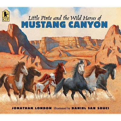 Little Pinto and the Wild Horses of Mustang Canyon - by  Jonathan London (Paperback)