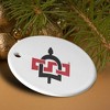 San Diego State University Primary Logo Porcelain Holiday Christmas Tree Ornament  2.8" (7.1 cm) - 4 of 4