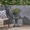 Sevobal Planters Mid-age Style Classic URN Plant Pots, Decorative Flower Pots for Outdoor Garden Patio, Gray, 18.75"*18.75"*28.25" - 3 of 4