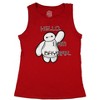 Disney Women's Juniors Big Hero 6 Hello I'm Baymax Muscle Tank Top - 3 of 4