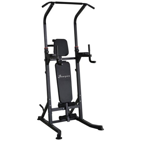 Costway Multi-function Power Tower Pull Up Bar Dip Stand Home Gym Full-body  Workout : Target