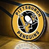 Evergreen Ultra-Thin Edgelight LED Wall Decor, Round, Pittsburgh Penguins- 23 x 23 Inches Made In USA - 2 of 4