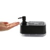 Trio Essentials Hand and Dish Soap Dispenser, Dual Soap Pump with Built-In Sponge Holder and Included Sponge, 3-in-1 Organizer for kitchen Sink - 3 of 4