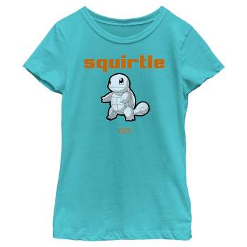 Girl's Pokemon Comic Squirtle T-Shirt