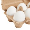 Okuna Outpost 20 Pack Half Dozen Paper Egg Cartons, 50 Self-Adhesive Labels, 1 Roll of Jute String, Brown - 3 of 4