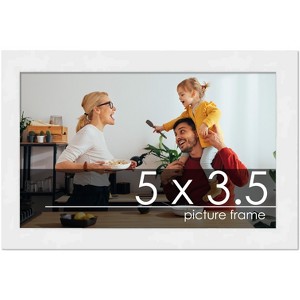 PosterPalooza | 5x3.5 Wood Frame with UV Acrylic, 6 Finishes: Black, White, Bronze, Silver, Wood, Mahogany - 1 of 4