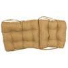 Blazing Needles, 18-inch by 38-inch Spun Polyester Solid Outdoor Tufted Chair Cushion - 2 of 2