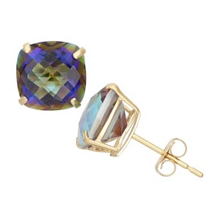 Designs By Gioelli 10K Gold Gemstone Stud Earrings - 1 of 2