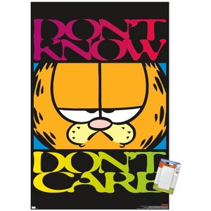 Trends International Garfield - Don't Care Unframed Wall Poster Prints - 1 of 4