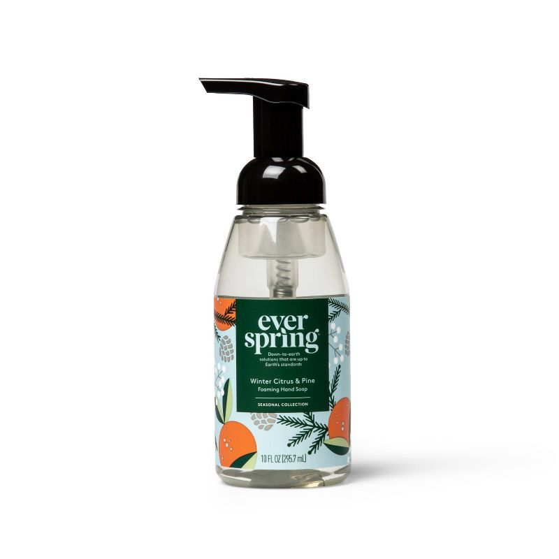 Winter Citrus &#38; Pine Foaming Hand Soap - 10 fl oz - Everspring&#8482;, 1 of 8