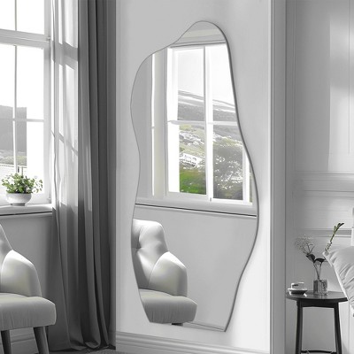Lirago Asymmetrical Wall Mirror Vanity Mirror Decor Mirror 71*31