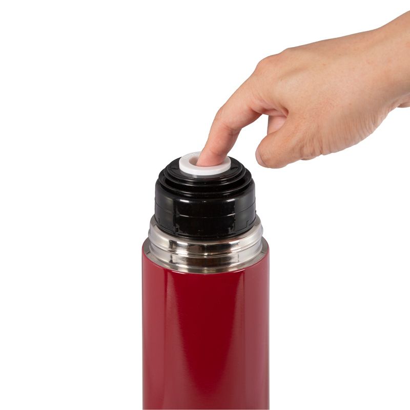 Stansport 25 oz 12 GA Shotshell Thermal Bottle - Red, 3 of 9