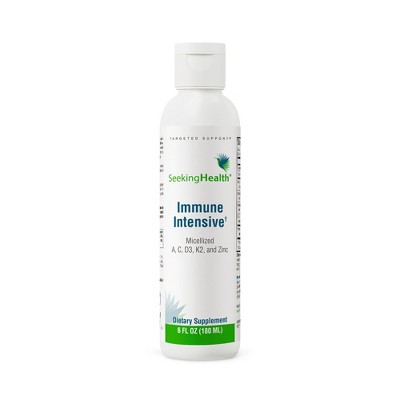 Seeking Health Immune Intensive - Powerful Dose of 5 Essential Immune Support Nutrients - Support Healthy Oxidative, 6 oz.