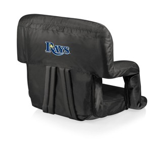 MLB Tampa Bay Rays Ventura Portable Reclining Stadium Seat - Black - 1 of 4