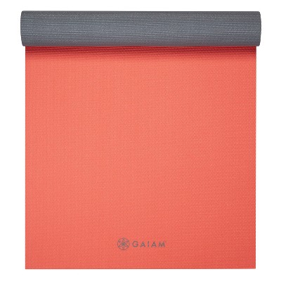 Gaiam SB Yoga Mat - Coral/Gray ( 6mm) – Target Inventory Checker