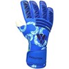Vizari Sports Evolution Soccer Goalkeeper Gloves for Kids, Youth and Boys, Navy/Sky Blue, 11 - 2 of 4