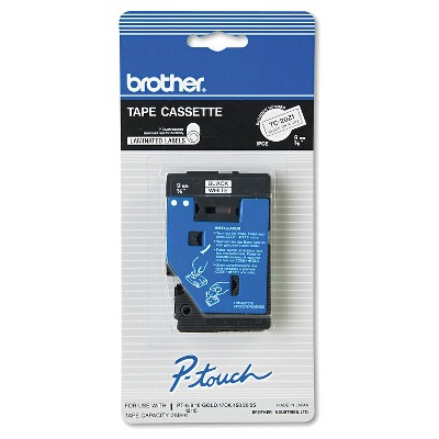 Brother P-Touch M Series Tape Cartridge, 1/2W, Blue on White