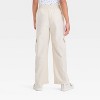 Girls' Wide Leg Soft Cargo Pants - art class™ - 2 of 3