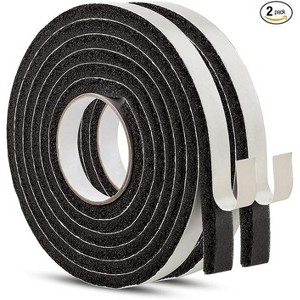 20 Feet Self Stick Low Density Foam Insulation Tape Adhesive Weather Stripping Seal for Doors and Windows - Low Density - 1 of 4