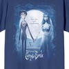 The Corpse Bride Movie Poster Art Women's Navy Blue Graphic Tee - 2 of 3