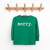 The Juniper Shop Merry Puff Print Toddler Long Sleeve Tee - 2 of 3