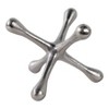 Sagebrook Home Metal Jacks Abstract Sculpture for Room, Bedroom or Office Decor, Aluminum - 2 of 4