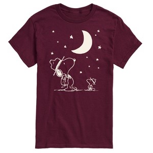 Men's - Peanuts - Star Gazing Short Sleeve Graphic T-Shirt - 1 of 4