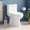 Evideco French Home Goods Metal Toilet Brush and Holder Set With Bamboo Lid - 2 of 4
