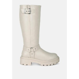 Taimen Harnes Detail Long Boots - 1 of 4