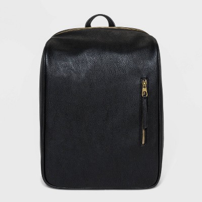 black commuter backpack