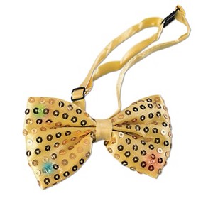 Forum Novelties Light-Up Sequin Bowtie (Gold) - 1 of 1