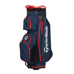 TaylorMade Golf TM23 Pro Cart Bag 14-Way Top - Navy / Red - 1 of 1