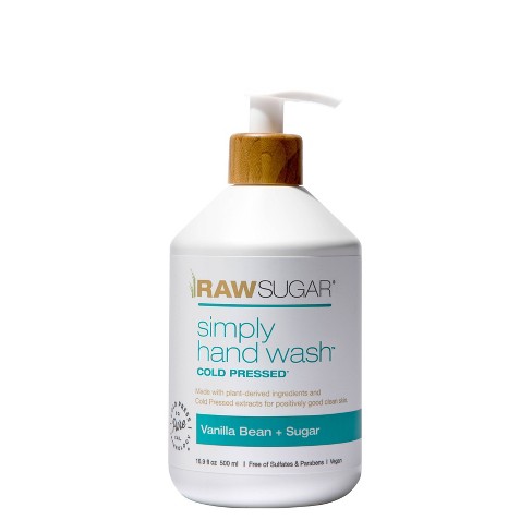 Raw Sugar Simply Hand Wash Vanilla Bean + Sugar - 16.9 fl oz - image 1 of 4
