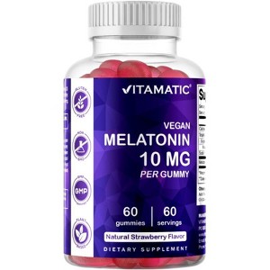 Melatonin 10mg 60 Vegan Gummies - 1 of 4