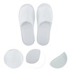 Unique Bargains Waffle Slippers Disposable Slippers White 1 Pair - 3 of 4