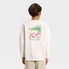Boys' Active Comfort Fleece Crewneck Sweatshirt - All In Motion™ - 3 of 4