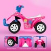 Barbie  6V Quad - Powerful and Safe Ride-On Toy with Rechargeable Battery - 3 of 4