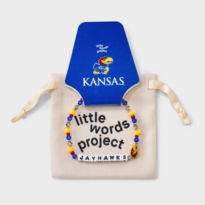 Little Words Project University of Kansas Beaded Bracelet - 1 of 4