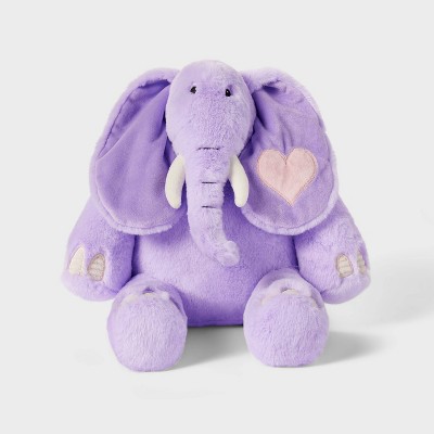 Purple cheap elephant plush