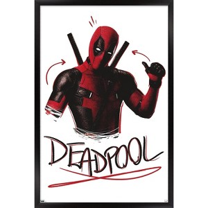 Trends International Marvel Deadpool Legacy - Thumbs up Framed Wall Poster Prints - 1 of 4