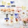 Whizmax 48 Pcs Graduation Cupcake Toppers and 2 Pack Black Gold Photo Banner, 8 Different Kinds of Graduation Cupcake Picks - 2 of 4