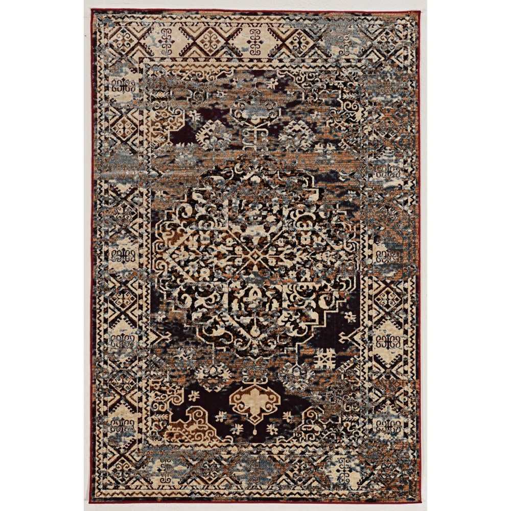 9'x12' Vintage Collection Nain Rug Beige/Blue - Linon