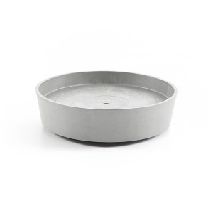 Ecopots Recycled Plastic Round Flower Pot Planter Saucer with Wheels - 1 of 4