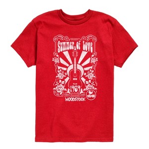 Boys' - Woodstock - Summer Of Love Short Sleeve Graphic T-Shirt - 1 of 3