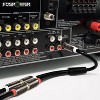 FosPower 1 RCA Male to 2 RCA Female Audio Cable, [24K Gold-Plated] Y Splitter RCA Adapter, 1 Male to 2 Female Stereo Audio Cable - 8 inch - 2 of 4