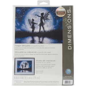 Dimensions Counted Cross Stitch Kit 14"X11"-Twilight Silhouette - 1 of 2