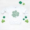 Simply Sage Market Women's Graphic Sweatshirt Leopard Shamrock St. Patrick's Day - 3 of 3