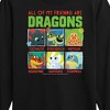 Boys' - How to Train Your Dragon - All My Friends Are Dragons Long Sleeve Graphic T-Shirt - 2 of 4