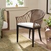 Miyomi Arm Chair - ACH4900 - Brown/Ivory - Safavieh - 2 of 4